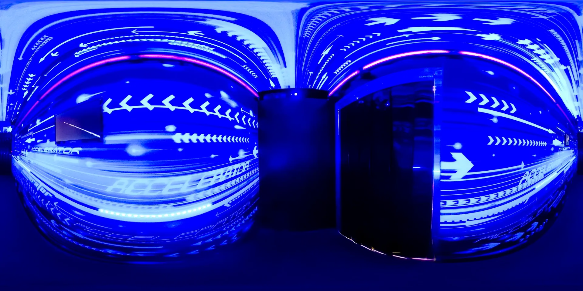 Interactive science exhibit exploring particle physics, Oak Ridge National Laboratory