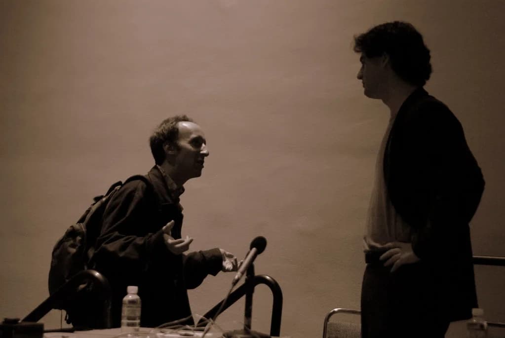 Programmers working together before a challenge